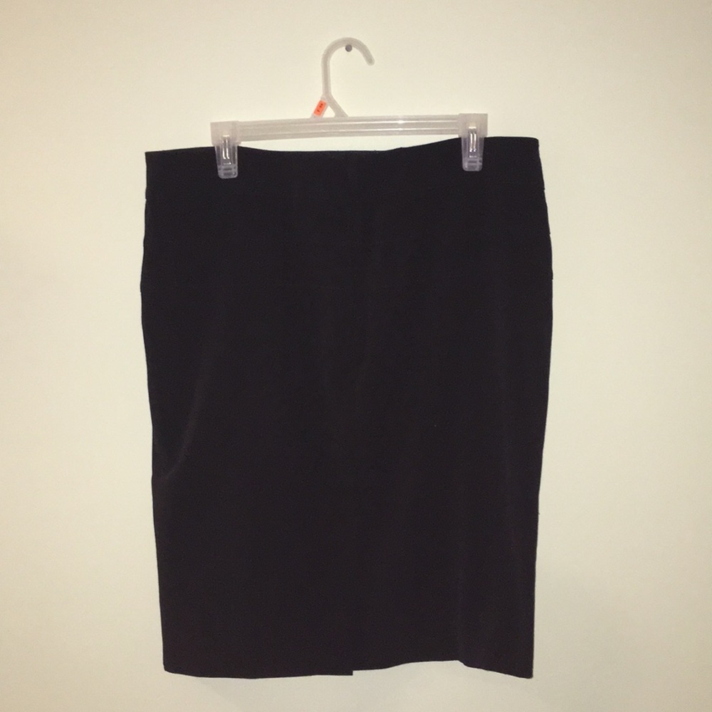 Black pencil skirt